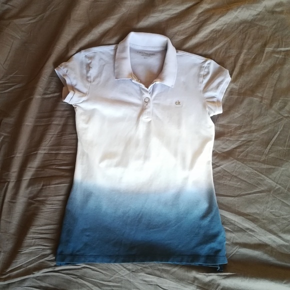 CK Jeans Gradient POLO Short - Picture 2 of 4